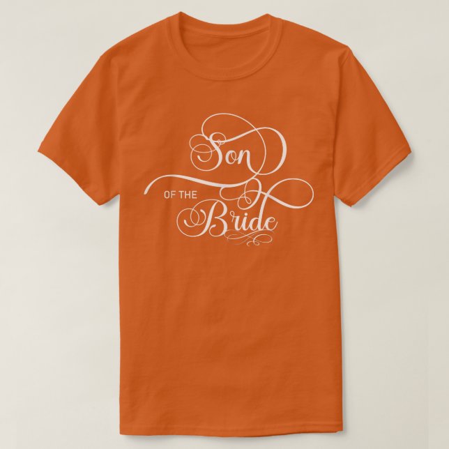 Son of the Bride (Wedding Party)  T-Shirt (Design Front)