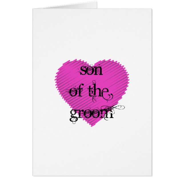 Son of the Groom (Front)