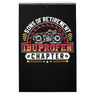 Son Or Arthritis Old Riders Funny Art Gift Calendar