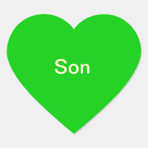 "Son" Photo Label