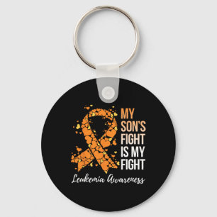 Son’s Fight Is My Fight Leukaemia Awareness Key Ring