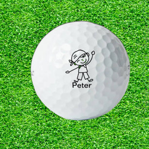 Son stick people Amazing Golf Gifts for Dad! Golf Balls