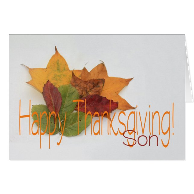 Son thanksgiving foliage (Front Horizontal)
