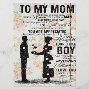 Son To Mum Gift For Mum, Mum Birthday Gift Idea Menu