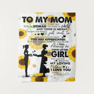 Son To My Mum Gift To Mum Lovely Letter Tapestry