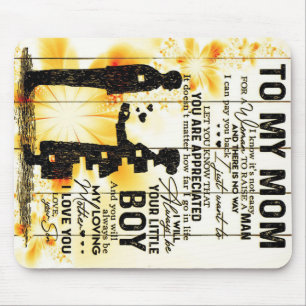 Son To My Mum Letter New Home Decor Gift Mouse Pad