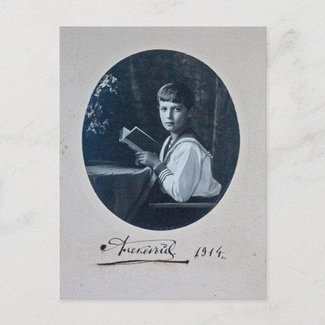Son tsar - ALEXIS Romanov of Russia #089 Postcard (Front)