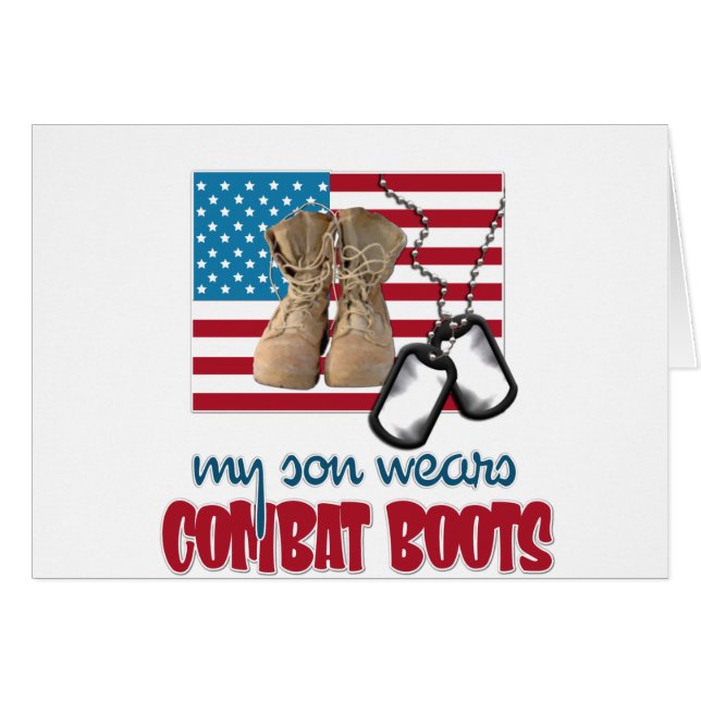 Son wears combat boots (Front Horizontal)