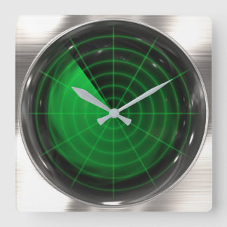 Sonar Screen 1 Options Square Wall Clock