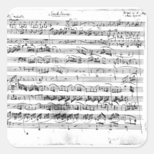 Sonate Premiere for violin and harpsichord Square Sticker