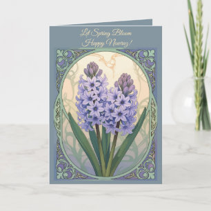 Sonbol Bloom Lilac Hyacinth of Nowruz Card