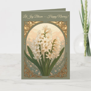 Sonbol in Bloom Nowruz Hyacinth Celebration Card