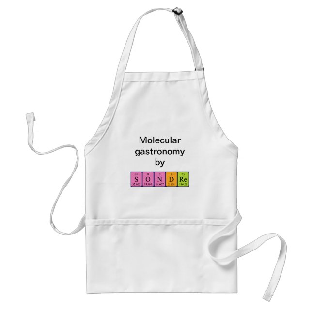 Sondre periodic table name apron (Front)