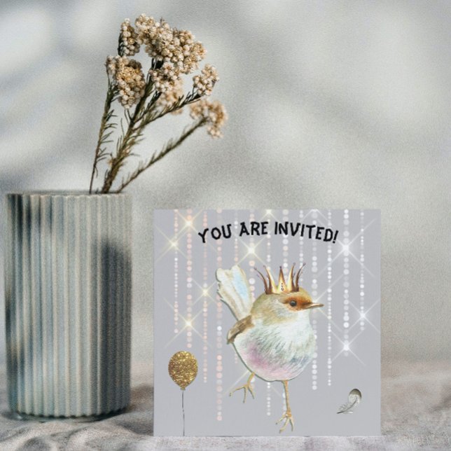 Song Bird Birthday Invite (Creator Uploaded)