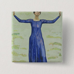 Song in the Distance, 1914 15 Cm Square Badge
