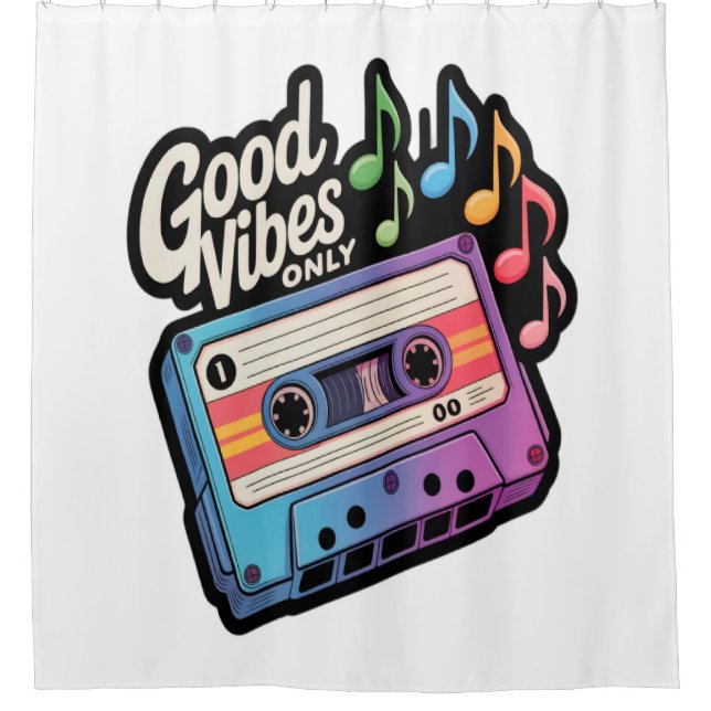 Song Music  Shower Curtain (Front)