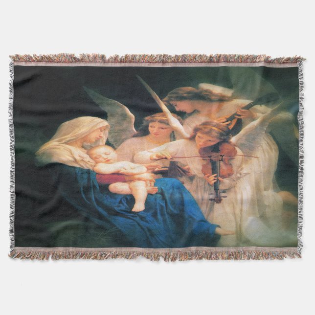 Song of Angels 1881 Throw Blanket (Front)
