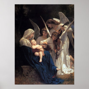 Song of Angels Poster by the Master Bougeureau