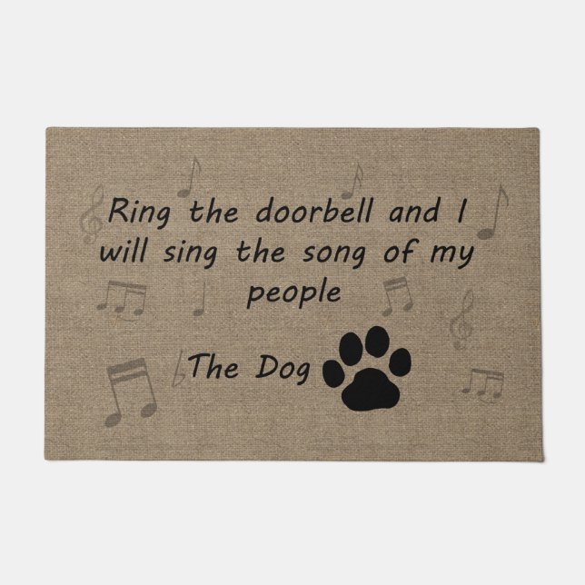 Song of my People Doormat (Front)