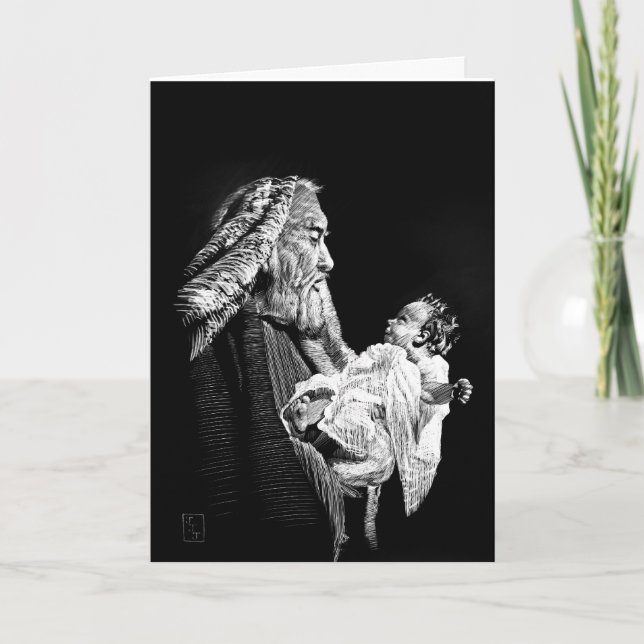 Song of Simeon Greeting Card (Front)