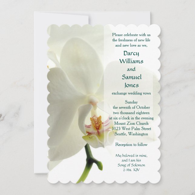 Song of Solomon 2:16a My beloved is mine. Invitation (Front)