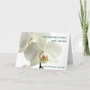 Song of Solomon Christian Wedding Anniversary Card