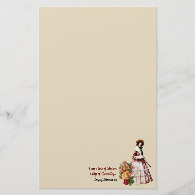 Song of Solomon Stationery Paper (Front)