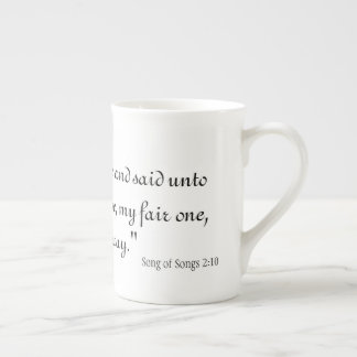 Song of Songs 2:10 Bone China Mug
