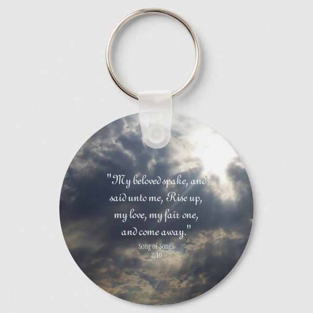 Song of Songs 2:10 Keychain (Front)
