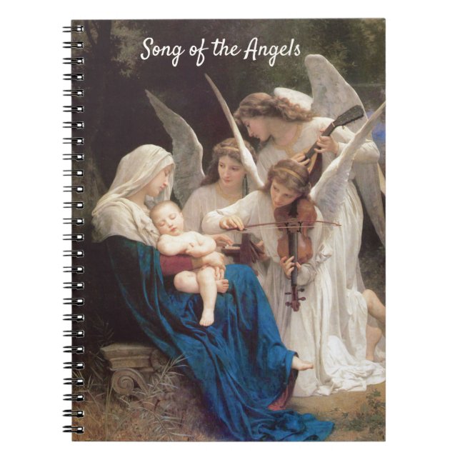 Song of the Angels (1881) by Bouguereau Notebook (Front)