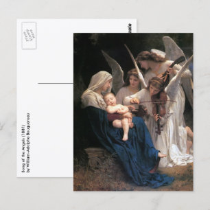 Song of the Angels (1881) by Bouguereau Postcard