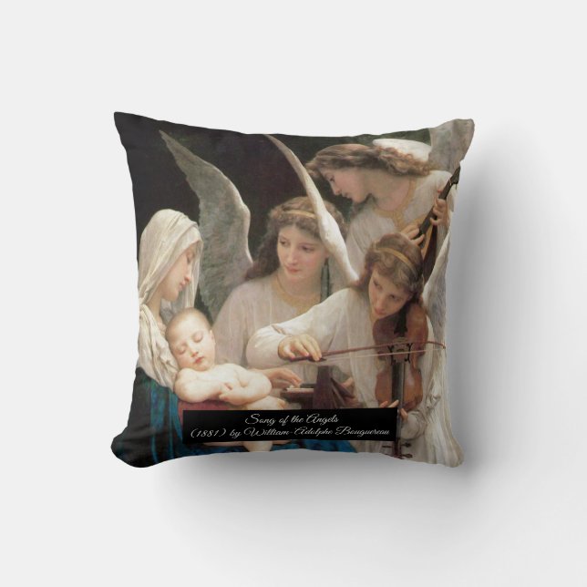 Song of the Angels Bouguereau Cushion (Front)