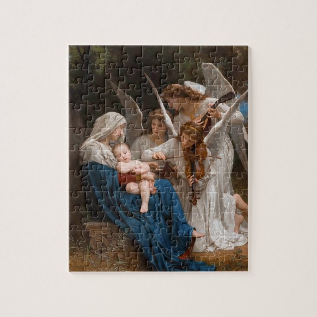 Song of the Angels by William-Adolphe Bouguereau B Jigsaw Puzzle (Vertical)