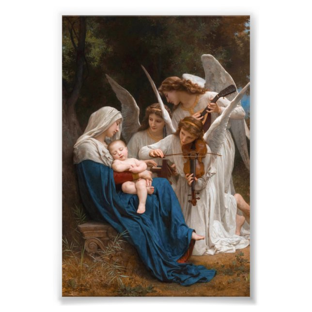 Song of the Angels by William-Adolphe Bouguereau B Photo Print (Front)