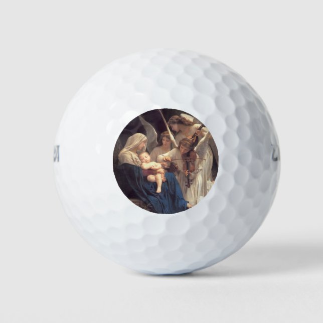 Song of the Angels (Vintage Art) Golf Balls (Front)
