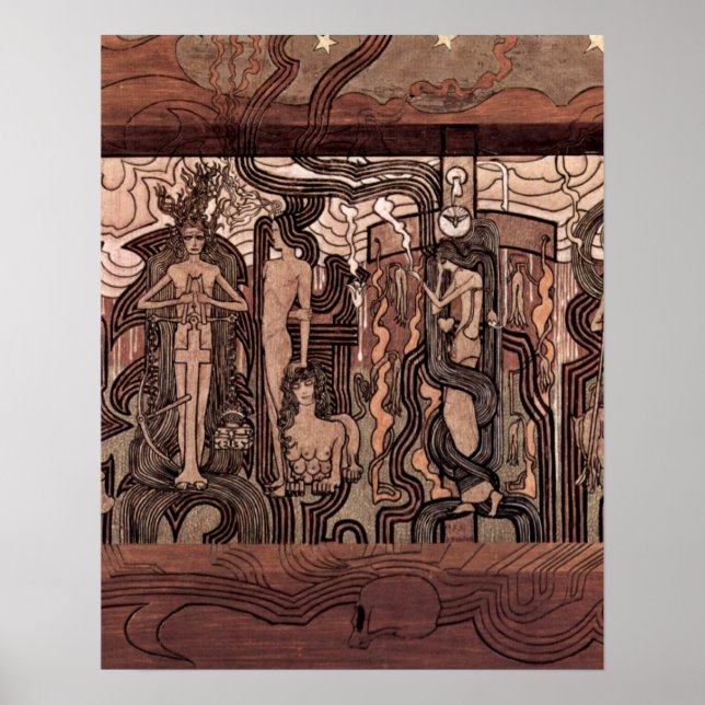 Song of Time by Jean Theodoor Toorop Poster (Front)