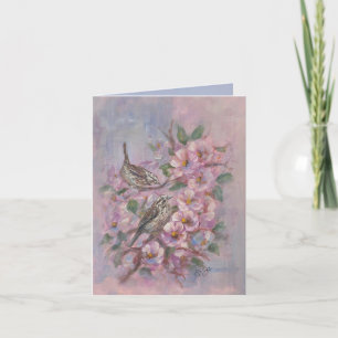 Song Sparrow 4 x 5.6" Thank You Card