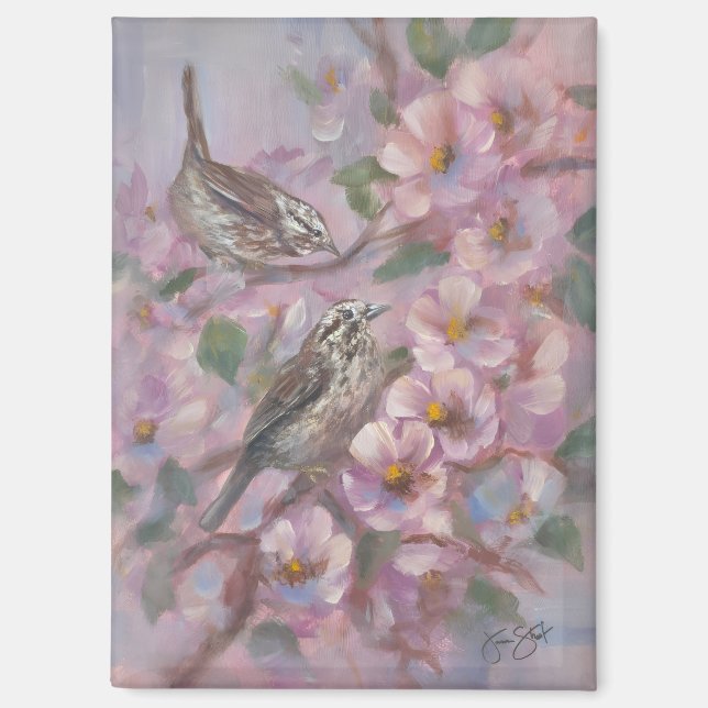 Song Sparrow Magnet (Front)