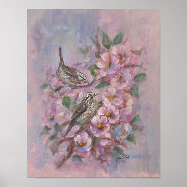 Song Sparrow Poster (Front)
