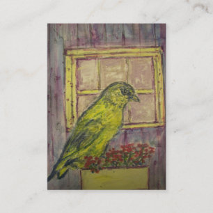 Songbird in Window Box Business Card
