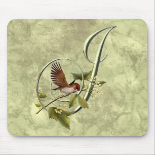Songbird Initial J Mouse Pad