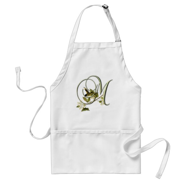 Songbird Initial M Standard Apron (Front)