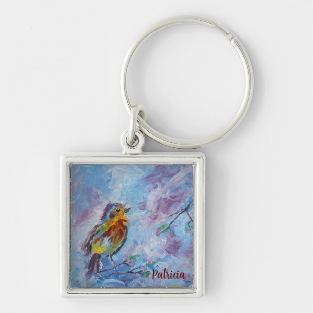 "Songbird of Hope" Keychain (Front)