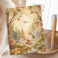 Songbirds Autumn Leaves 