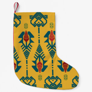 Songket Lombok Sasak Ethnic Traditional Vintage Mo Small Christmas Stocking