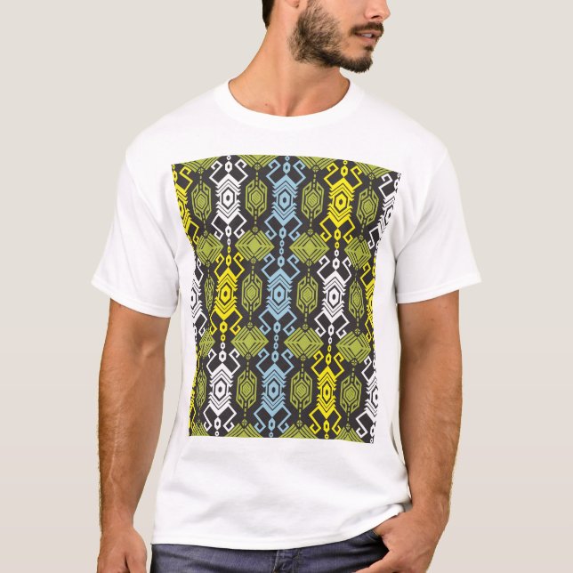 Songket Tenun: Traditional Indonesian Motif. T-Shirt (Front)
