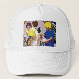 songkran thai culture water splashing festival trucker hat