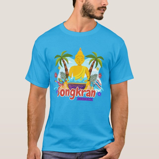 Songkran - Thai New Year and Water Festival  T-Shirt (Front)