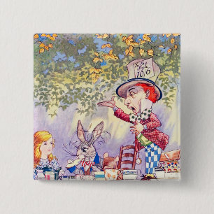 Songs From Alice: A Mad Tea Party 15 Cm Square Badge