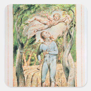 Songs of Innocence; "the Piper" , 1789 Square Sticker